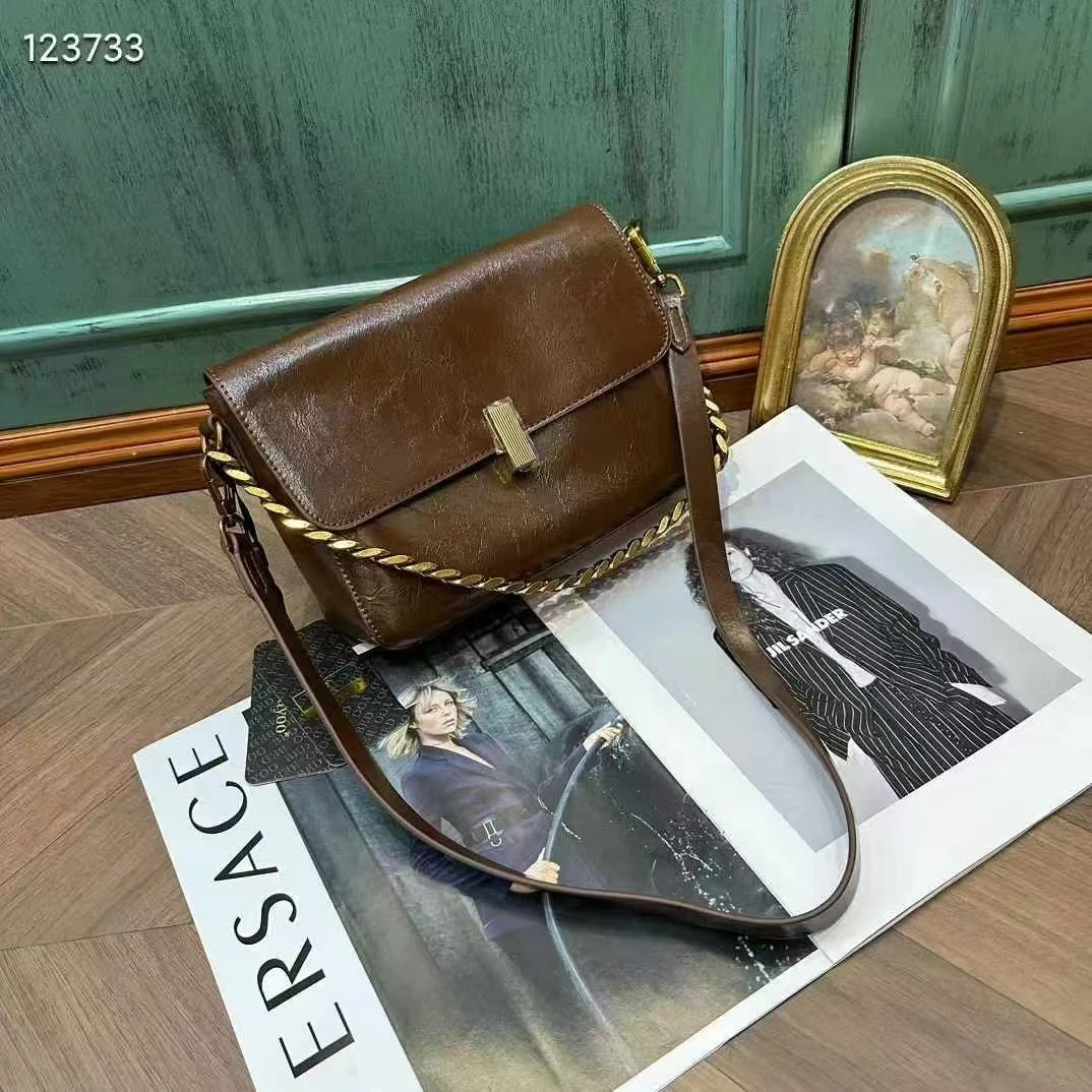 23151-1小众信封斜挎包轻奢时尚休闲百搭女士复古单肩肩包