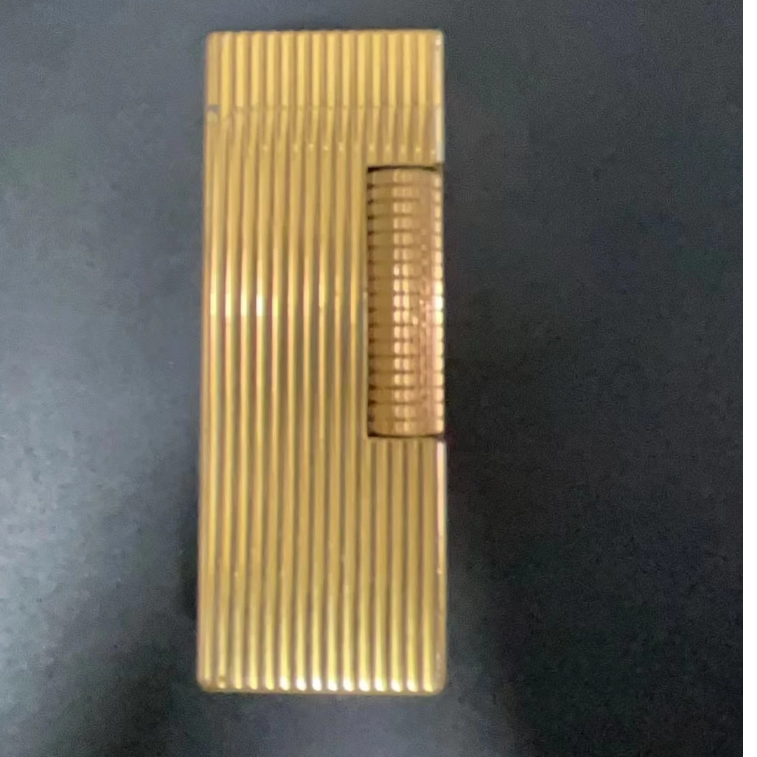 DXL金色竖条纹气体打火机