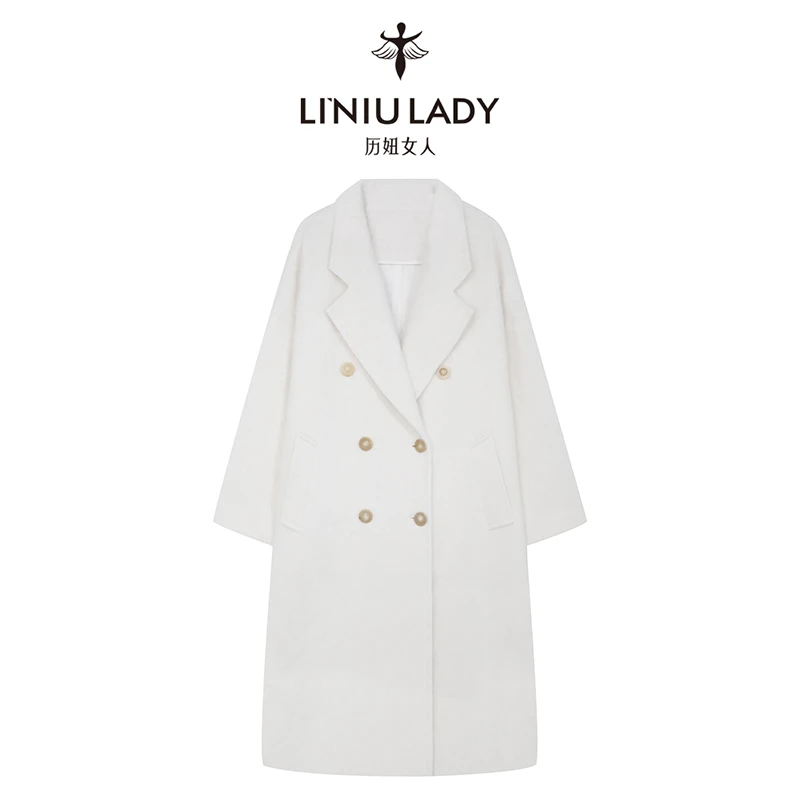 【拉绒大衣】经典801款女款羊绒拉绒大衣-8001