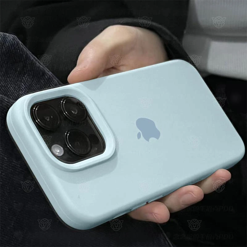 新款iphone15promax苹果14手机壳13液态硅胶12高级11纯色XS防摔壳