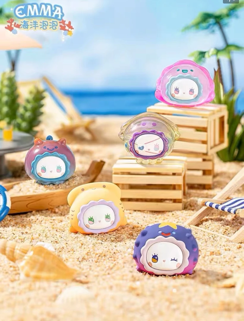 ［拆盒］Emma秘境森林系列盲盒海洋泡泡萌粒