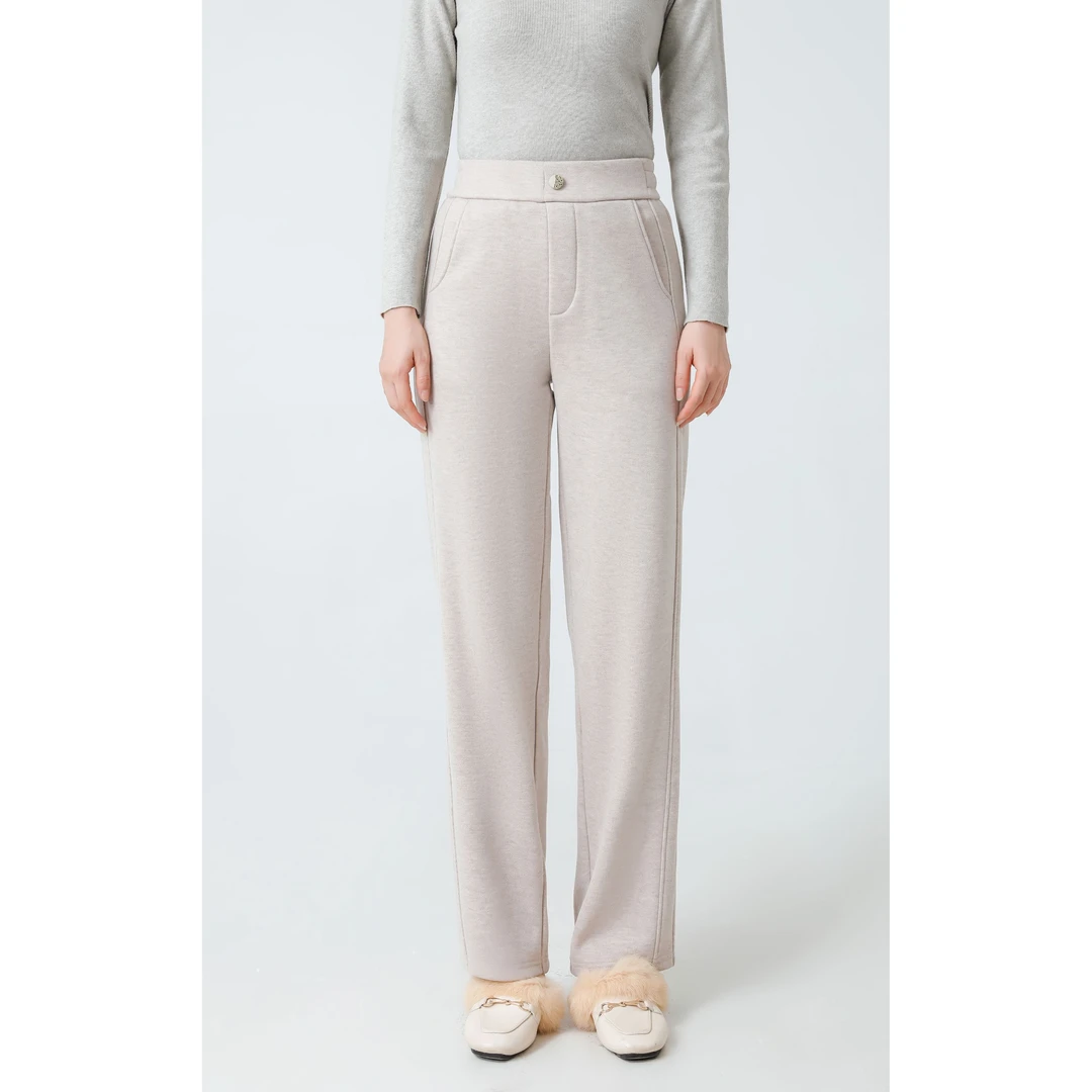 花花/ 8870-秋冬季女士锁温休闲保暖牡丹裤