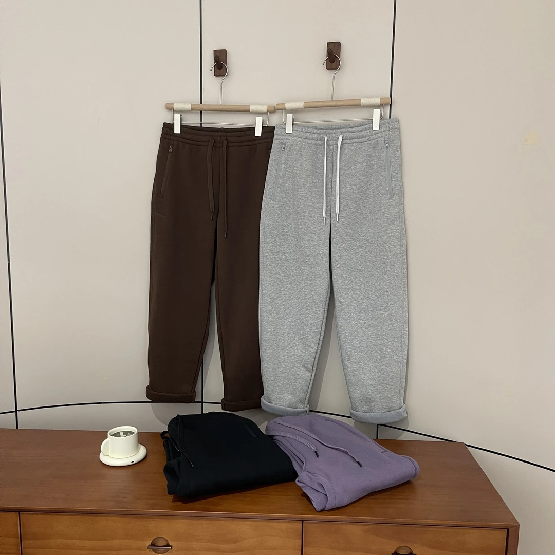 新款气质休闲韩版松紧腰卷腿休闲裤K8528