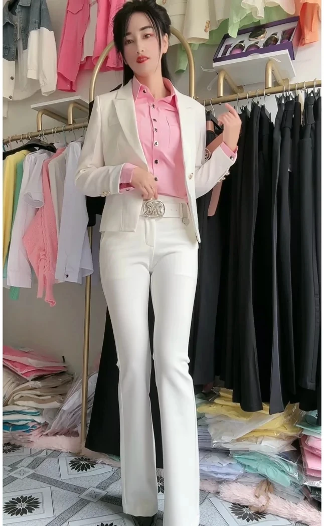 时尚女装微喇叭裤