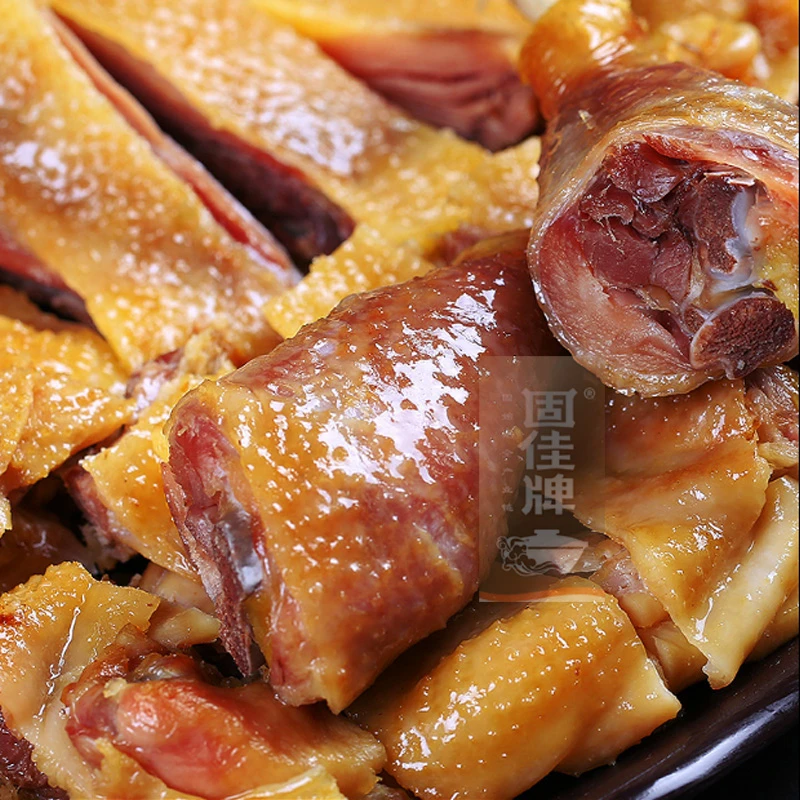 固佳{直播}风干鸡腊鸡大别山特色整只手工腌制有爪翅自然晾晒