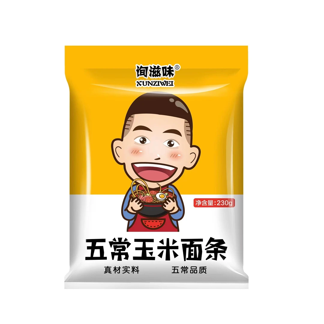 东北玉米面条,粗粮低脂真空方便,多种美味炸酱面骨汤面炒面