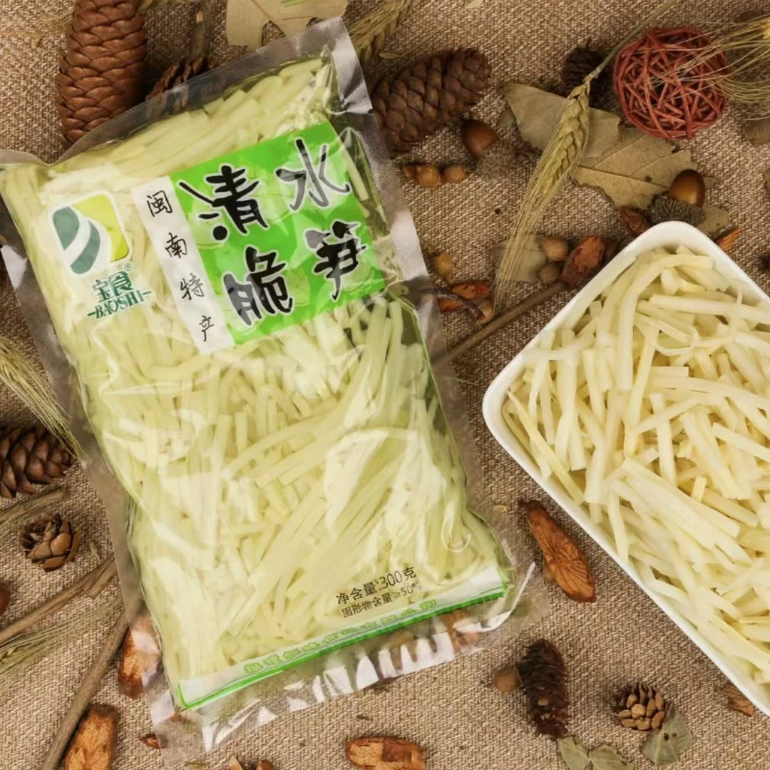 清水笋丝清脆爽口脆笋嫩笋新鲜竹笋尖笋丝免切免泡300g/袋装