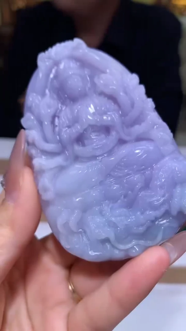 【闪购商品】定制翡翠未镶嵌1031yz--毛货挂件55