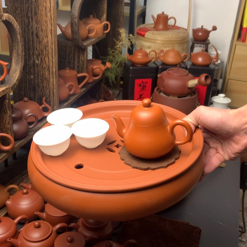 【闪购商品】紫砂茶壶思婷120cc整套