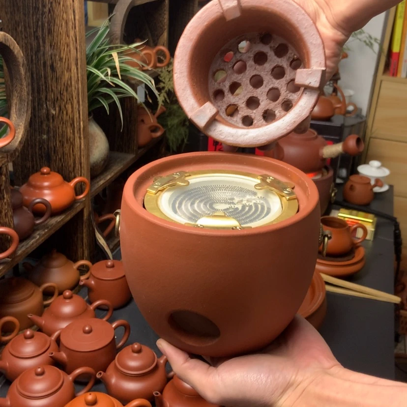 【闪购商品】紫砂茶壶电碳两用