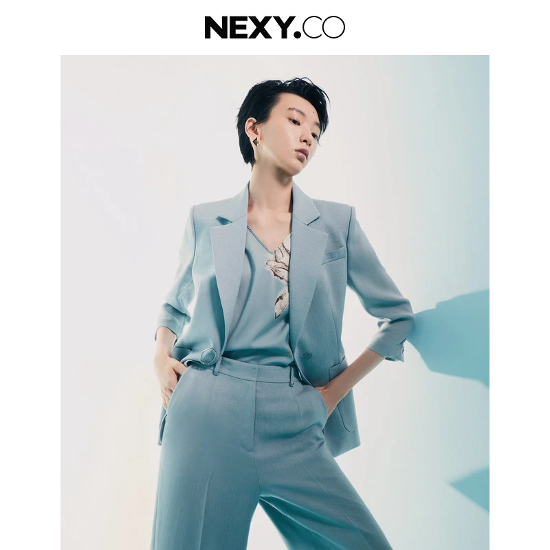 NEXY.CO/奈蔻【木兰系列】背心亲肤印花内搭女士V领吊带XG00288M1