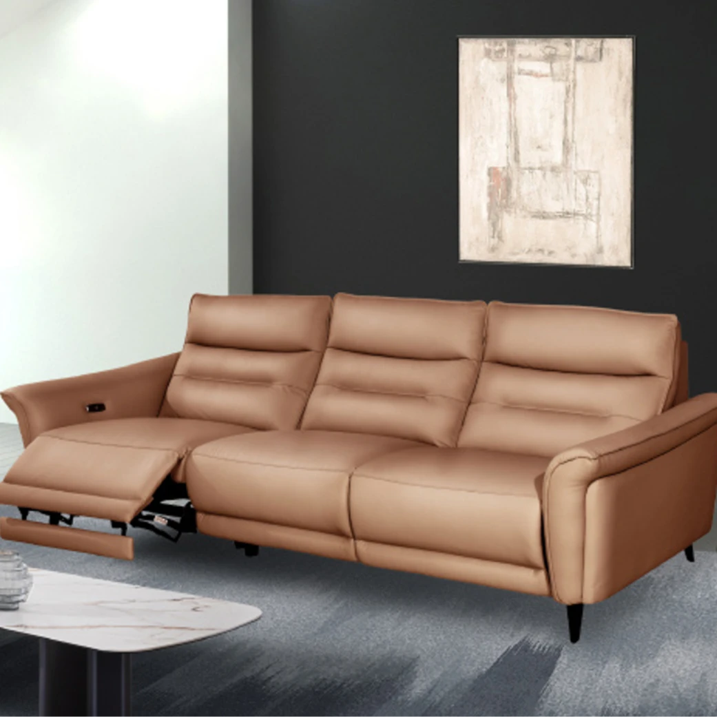 OPPEIN/欧派轻奢极简猫抓皮电动功能沙发S36