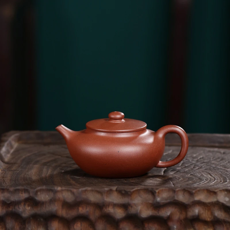 王仕平全手工《扁晨》黄龙山原矿手磨底槽清 底部手工描金《鱼嬉图》