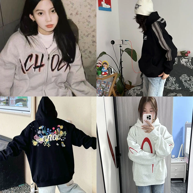 4号链接-A丝家连帽开衫卫衣男女同款