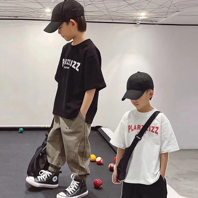 【贝尔熊】童装男女短袖t恤纯棉夏季新款儿童宝宝半袖上衣中小童