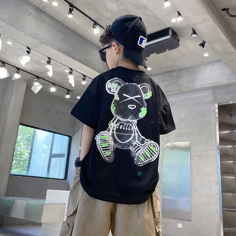 童装男女短袖t恤纯棉夏季新款儿童宝宝半袖上衣中小童