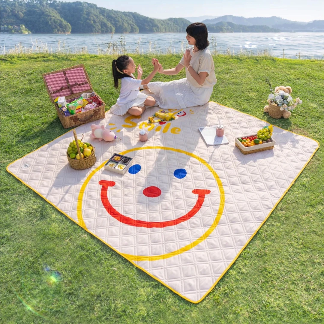 【原始人简约野餐垫】防潮垫加厚户外防水露营帐篷内垫沙滩垫便携