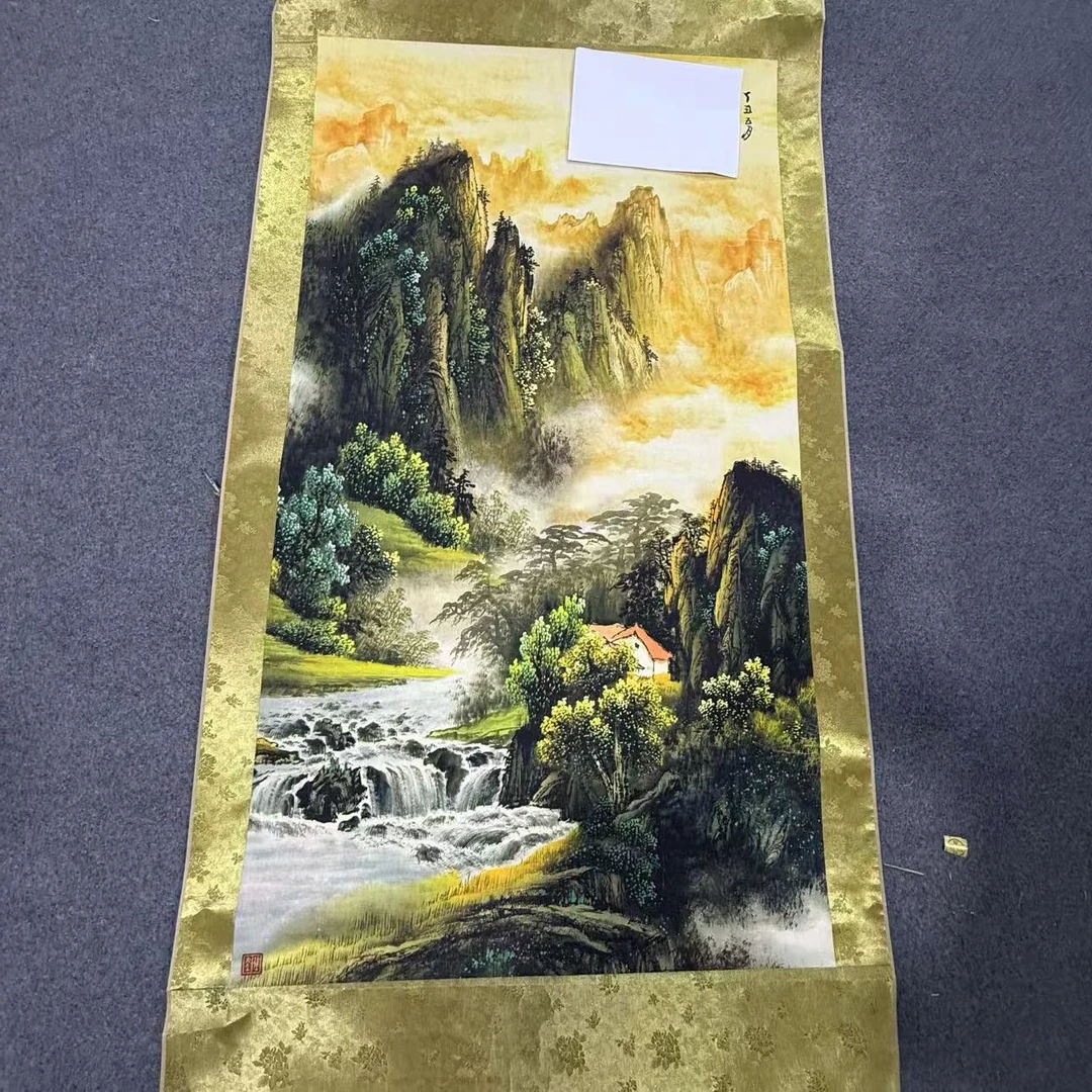 【精品复仿】《石溪燕山》艺术微喷复刻装裱玄关装饰画