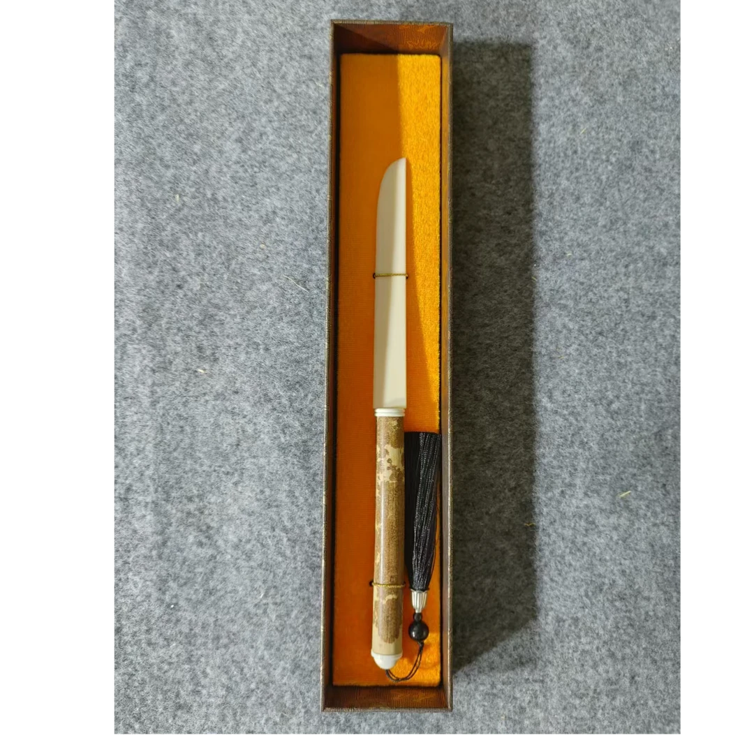 开播   棕色手柄裁纸刀  长11.5cm