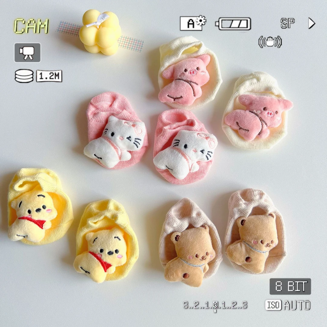 优米小铺•宝宝立体公仔卡通袜直播链接