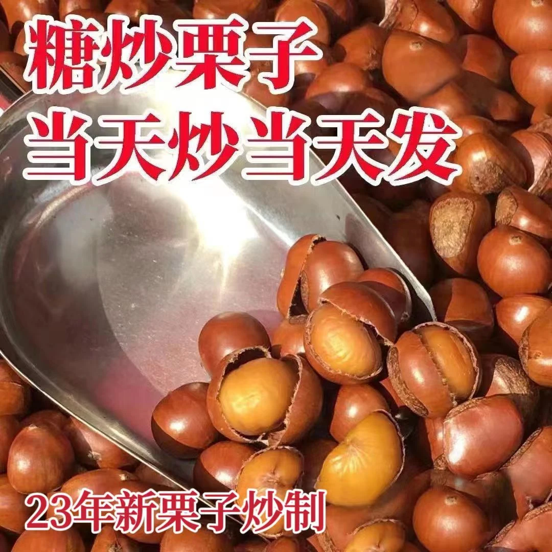糖炒栗子炒熟板栗野生板栗软糯浓香无农药原味带壳板栗炒熟