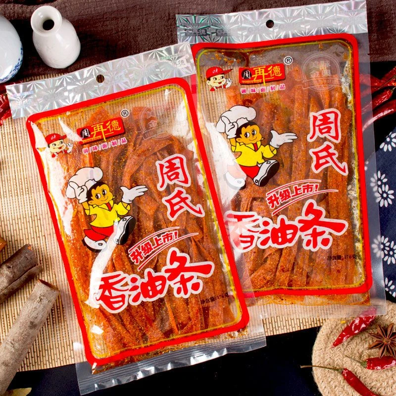 周氏香油条周氏香辣棒爆辣香辣儿时怀旧辣条面筋零食香油条小包