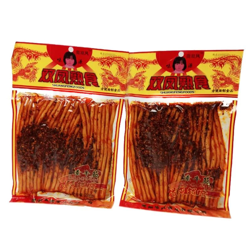 贵州特产味源双凤熟食挤压牛板筋素面筋童年麻辣小吃零食包邮