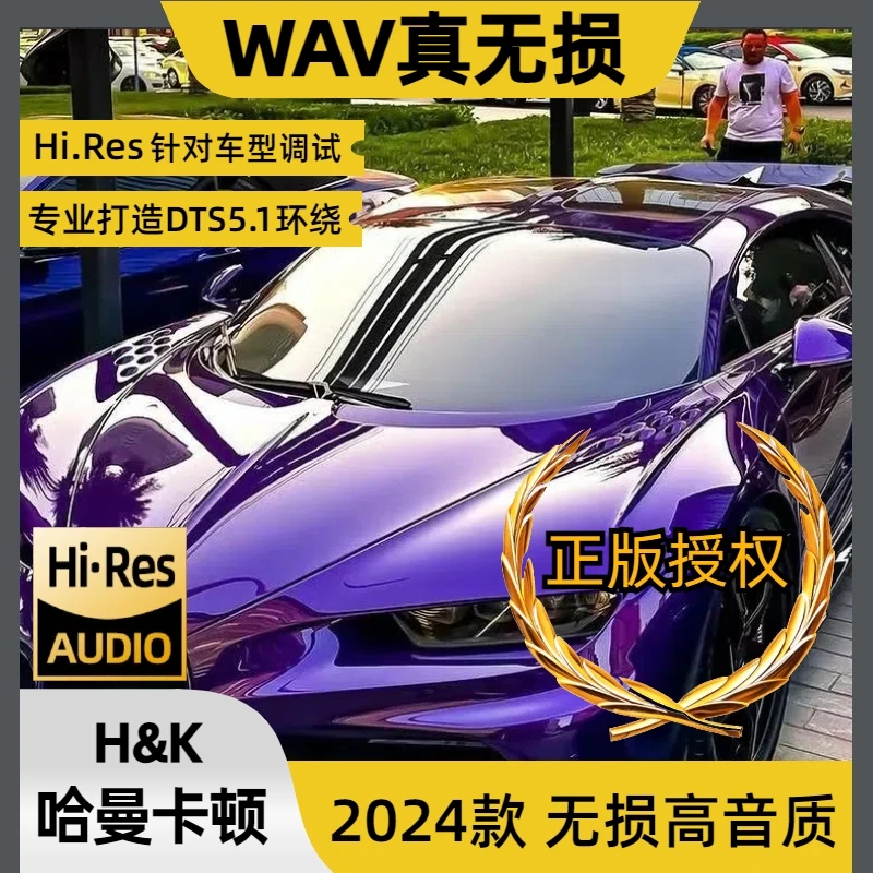 【WAV母带音质】DTS7.1环绕无损音质2024新款高端车载音乐U盘