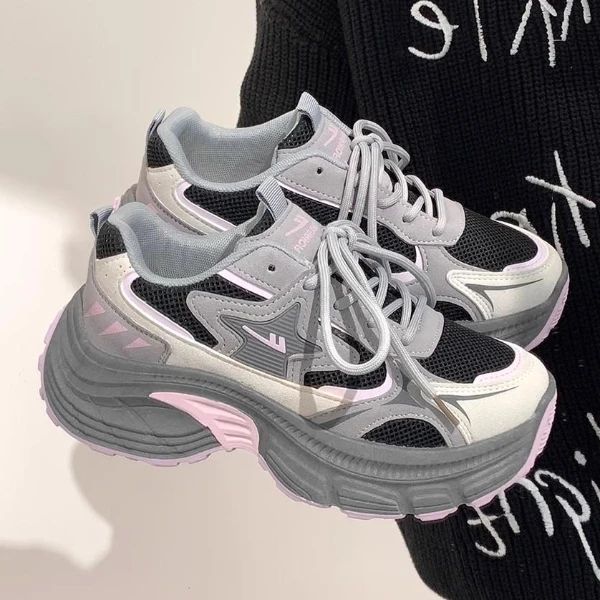 回力爆款厚底老爹鞋女款2025春季超火老爹鞋原宿网红爆款运动鞋女