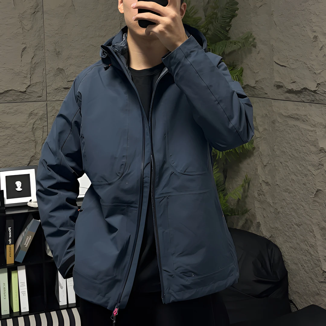 外贸尾货三合一冲锋衣内胆户外防风防水保暖
