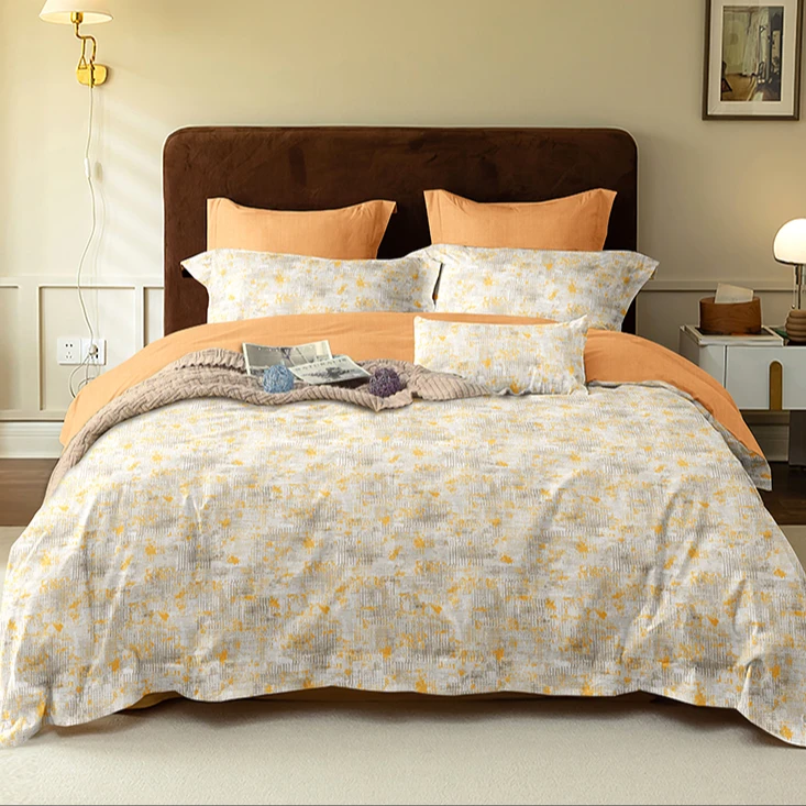 四季通用四件套加厚单人双人被罩被套床单新款磨毛斜纹床上用品