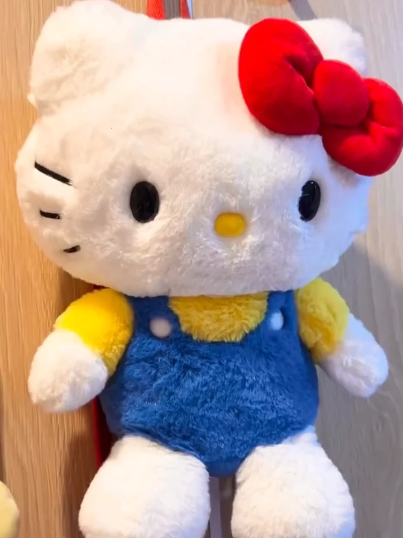 可爱凯蒂猫背包卡通毛绒双肩包jk少女心软妹KT百搭玩偶公仔包包