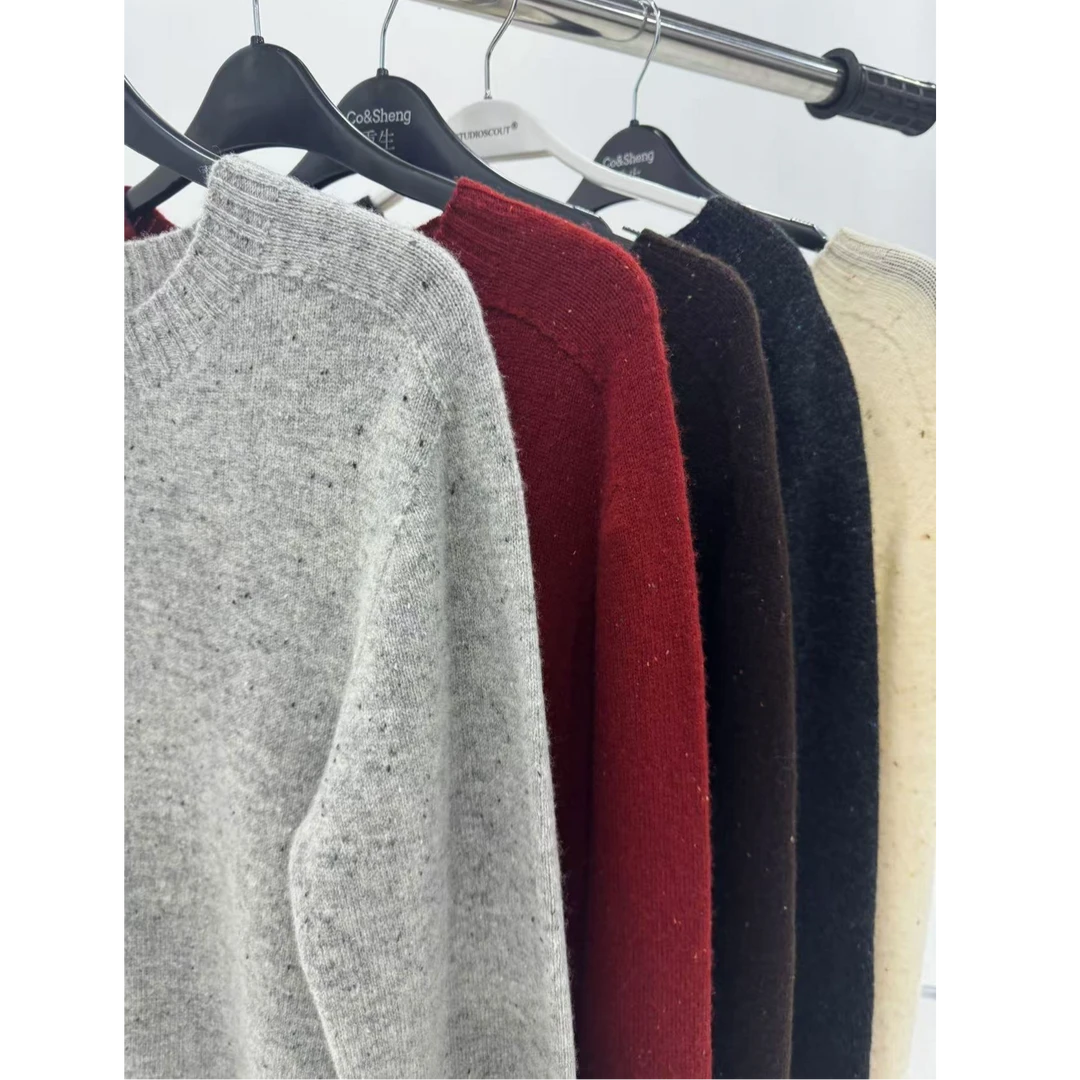 co&sheng重生小个子秋冬圆领羊毛打底衫修身上衣内搭显瘦百搭