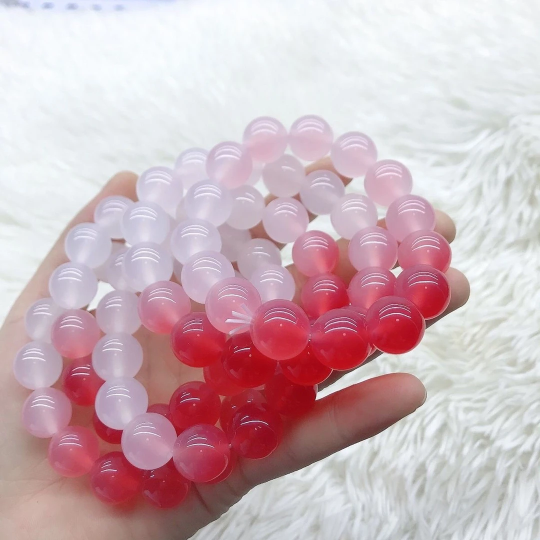 非金属树脂手链 【爱在七夕】阳光下变色手串男女情侣款链