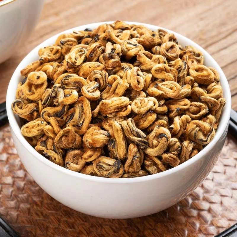 2023新茶凤庆滇红茶特级蜜香金螺云南春季金丝芽单芽浓香型红茶
