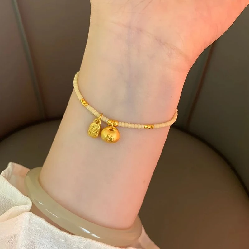 铜合金手链 心款简约时尚百搭个性小众高级设计感手链手串女款