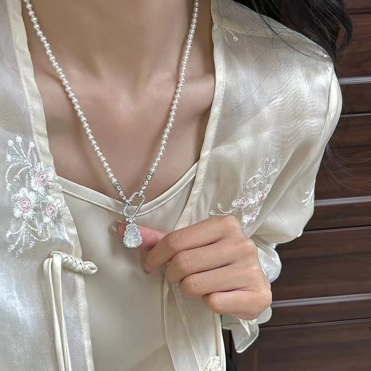 铜合金吊坠 2024年新款新中式国风葫芦轻奢气质小众项链吊坠女款