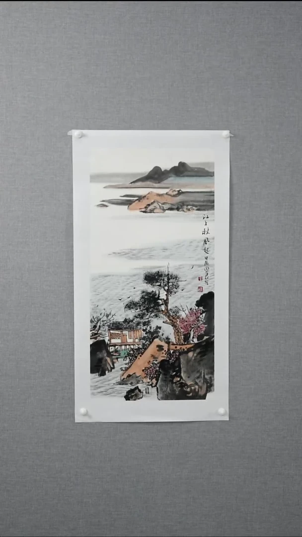 【闪购商品】绘画韩老师-山水-2平尺-01