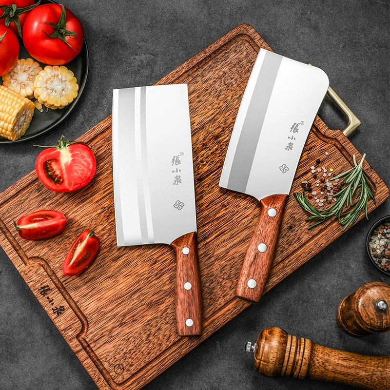 乌金系列宽面刀手工菜刀家用刀具厨师锋利