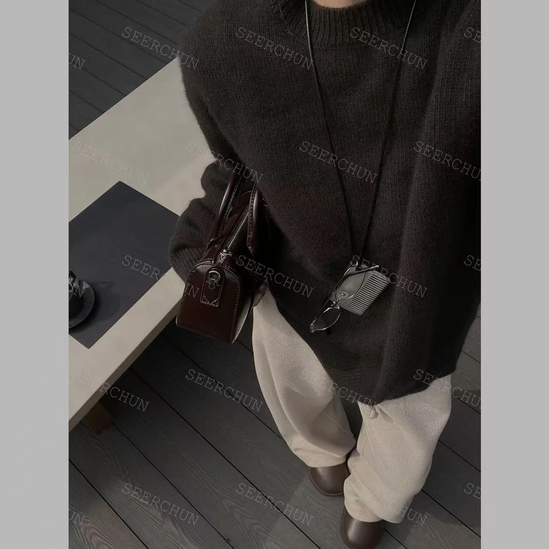 【纯纯女装】SEER CHUN高品质调性后背走线毛衣 41511