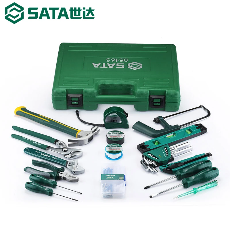 【达】世达25件管道维修综合组套 家庭专业安装手动常用工具05165