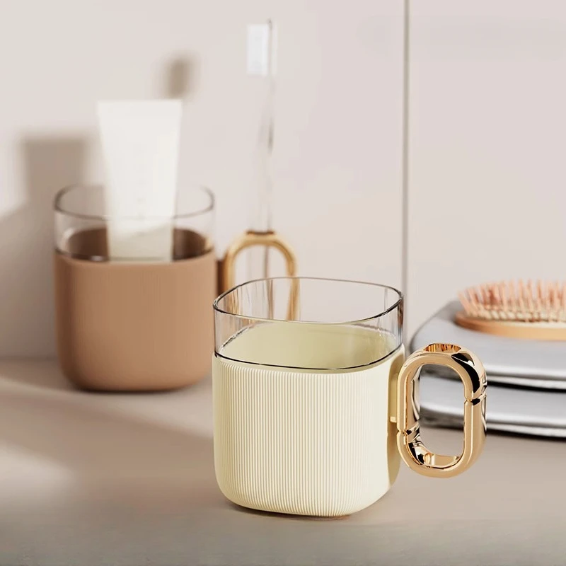 家用漱口杯家用儿童刷牙杯情侣牙刷杯透明杯子牙杯口杯洗漱杯牙缸