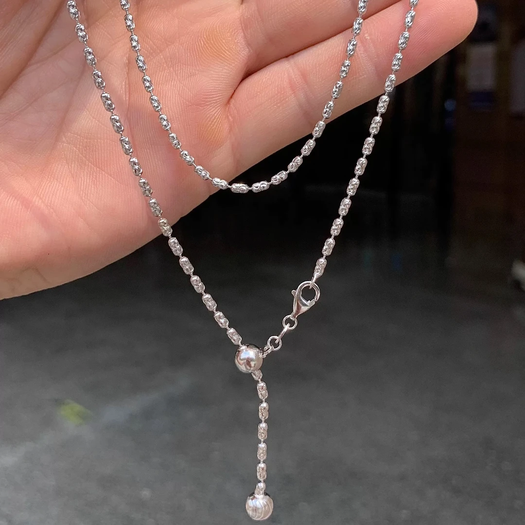 链子925银 s925万能调节链