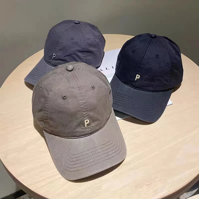 【经典软顶P标】夏季薄款速干纯棉棒球帽 加大加深显脸小简约不简单