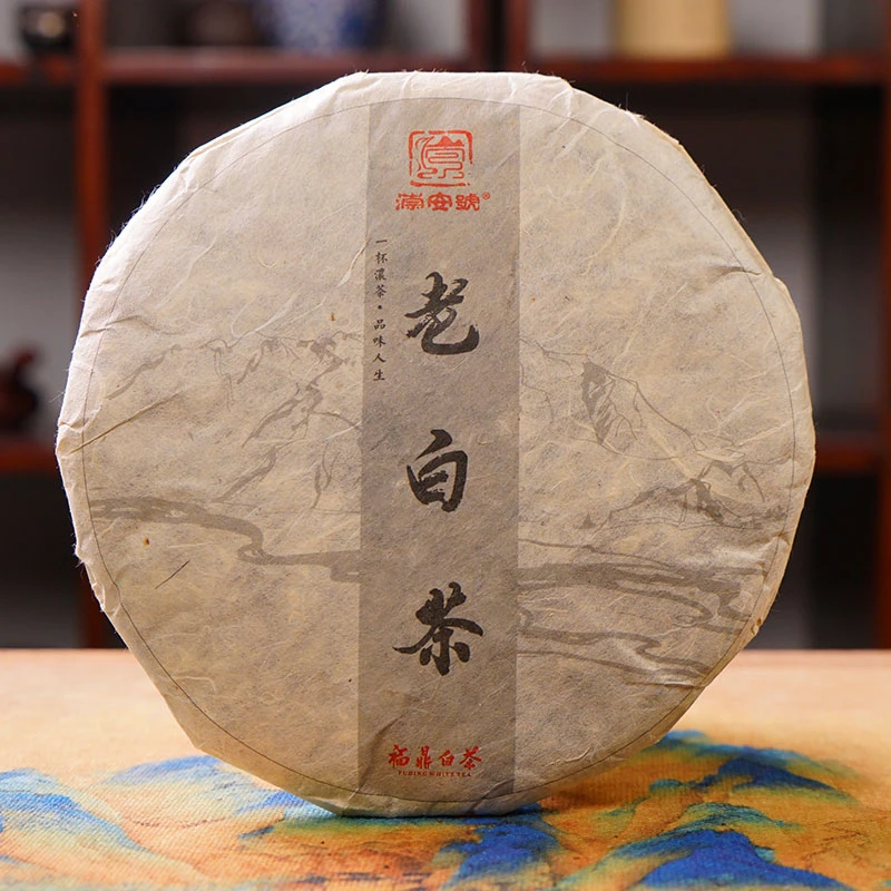 【漴安號】2014年老白茶福鼎白茶 老寿眉茶饼350克 口粮好茶
