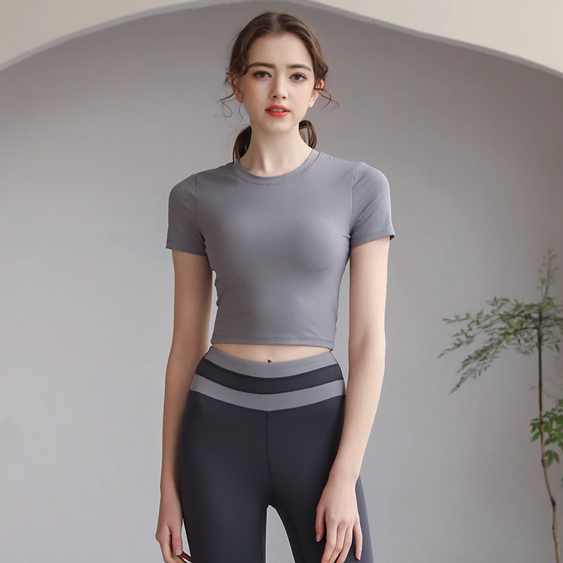 【带胸垫】瑜伽服套装高级感初学者专业晨跑步速干运动健身服气质