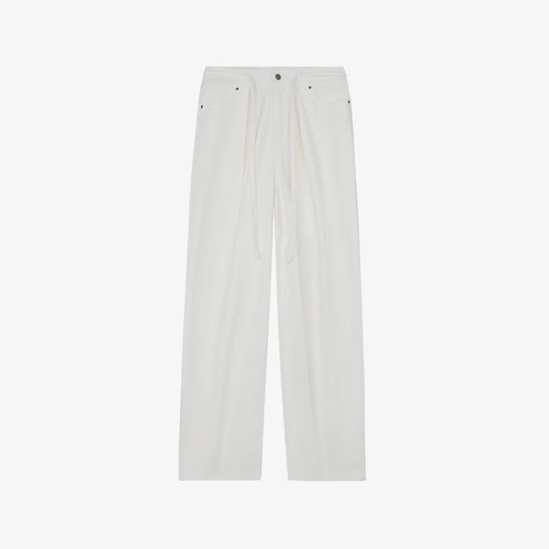 独立虫24aw“帕尔马”白牛仔裤