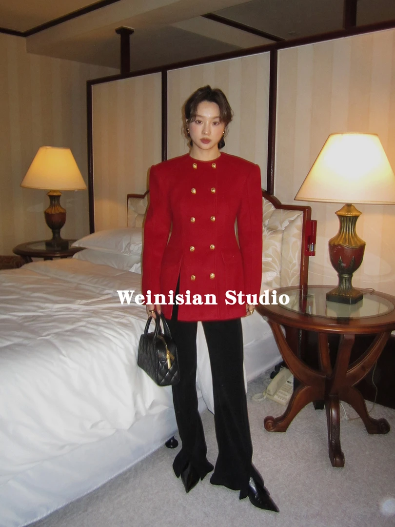 (黑骑士) 复古宫廷骑士毛呢外套  230360