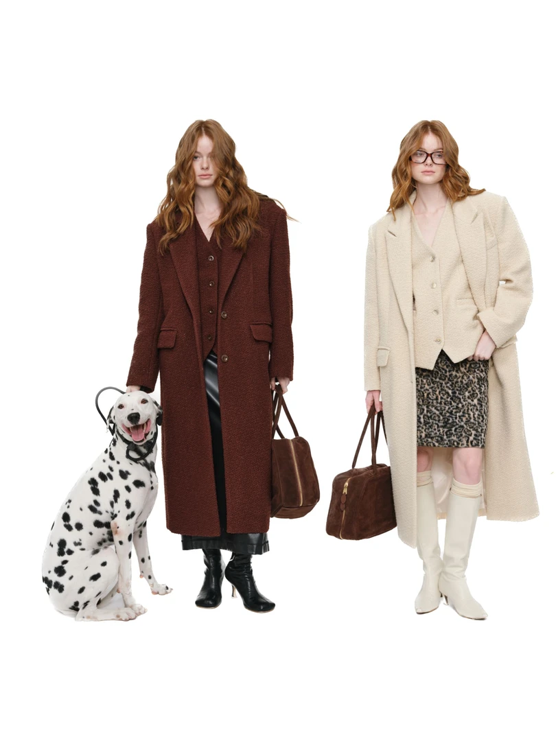 【内购】朱小姐小众系列 马甲两件套大衣 240324