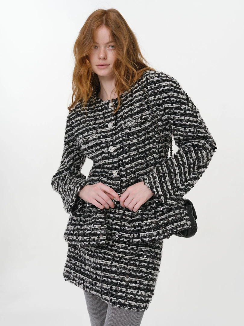 香奶奶高定系列 重工小香手工珠片套装   240334